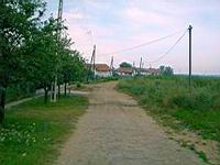 Seitenstraße in einem Dorf