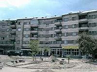 Es wird im Stadtzentrum gepflastert