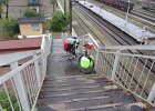 Auch Bahnüberquerungen gibt es